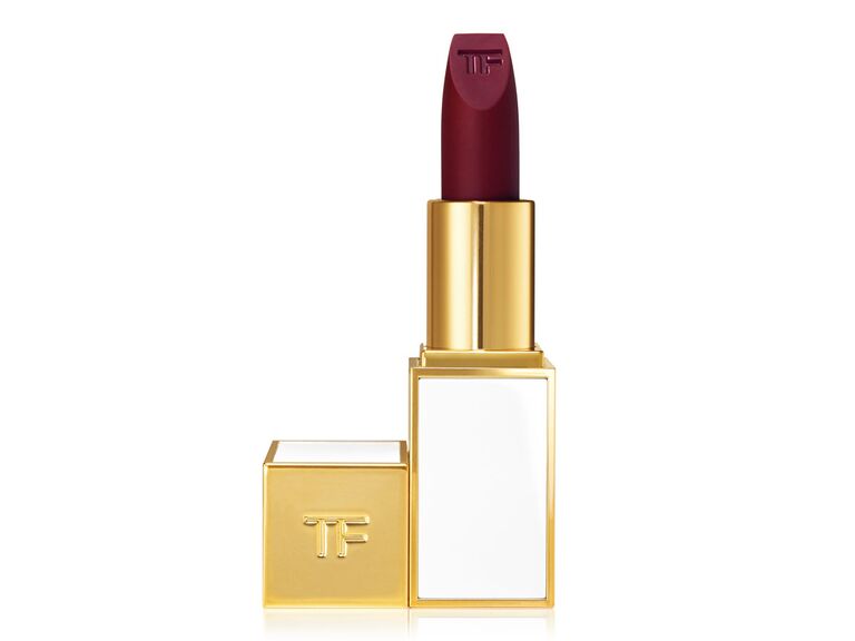 The Knot wedding lipstick party lip Tom Ford in Purple Noon