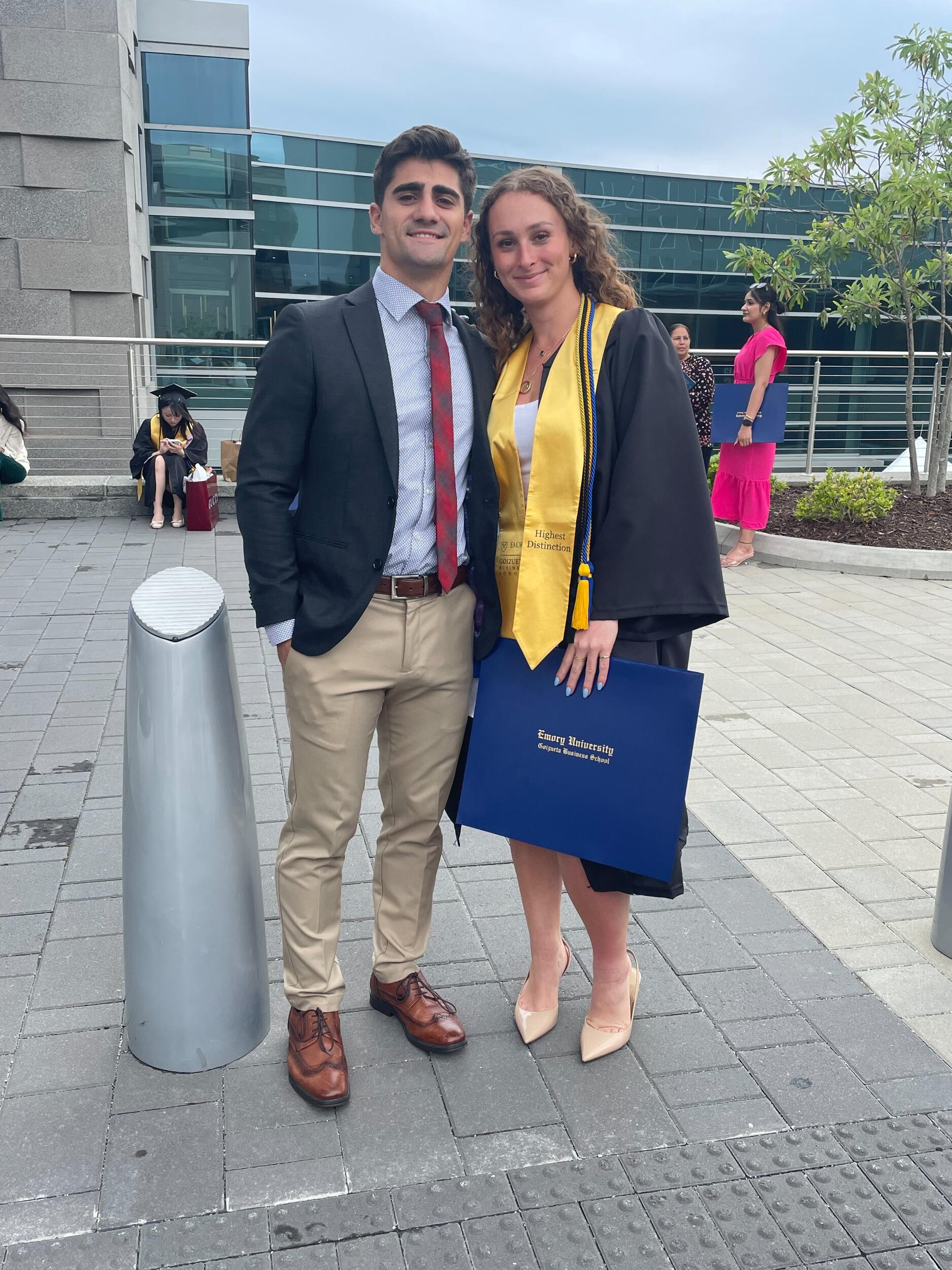 Zoe's college graduation from Emory University