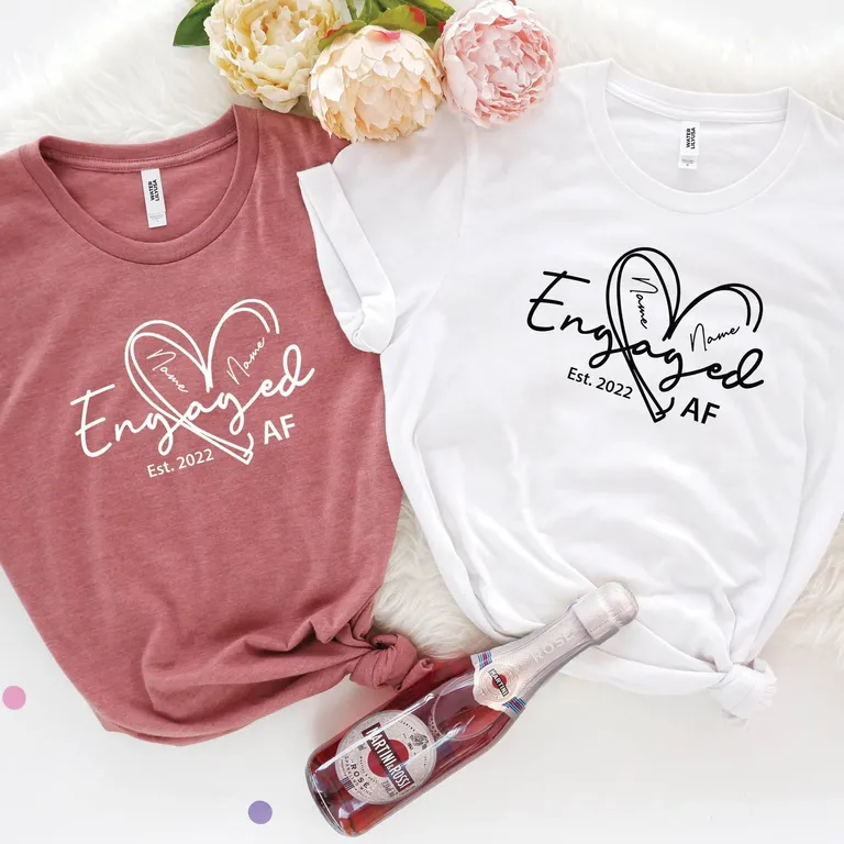 Custom Engaged AF shirt