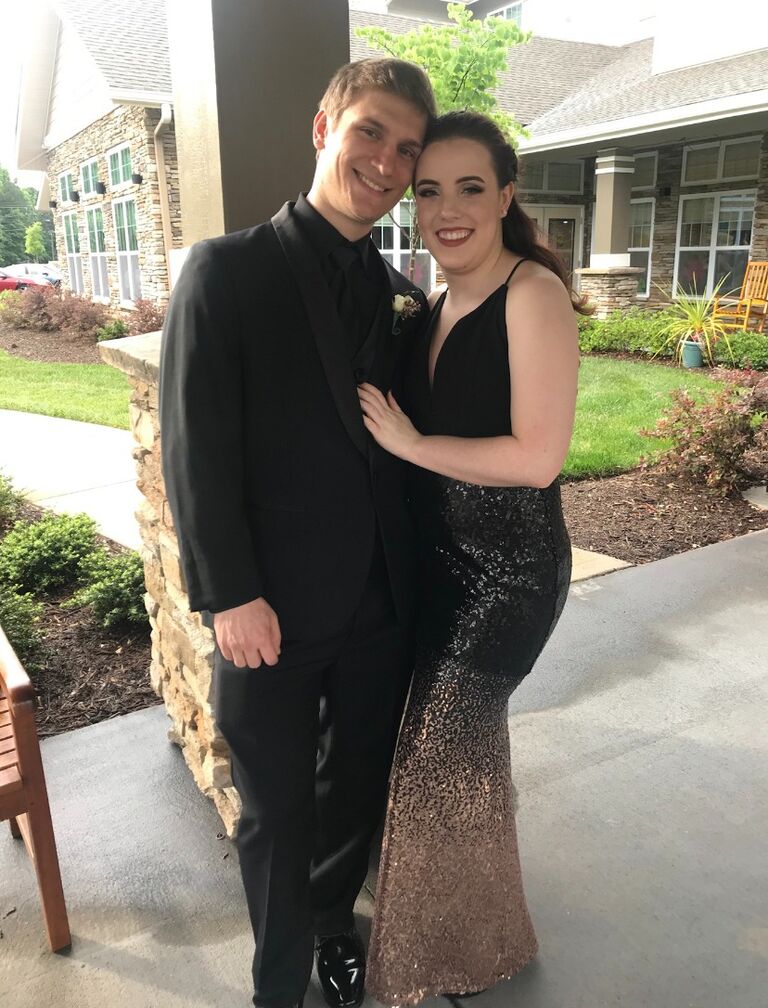 Molly's senior prom.