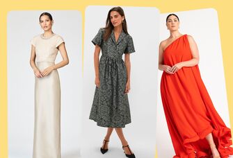 Three mother-of-the-groom dresses for weddings