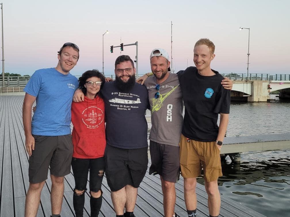 Went out to dinner to celebrate the engagement with everyone!
