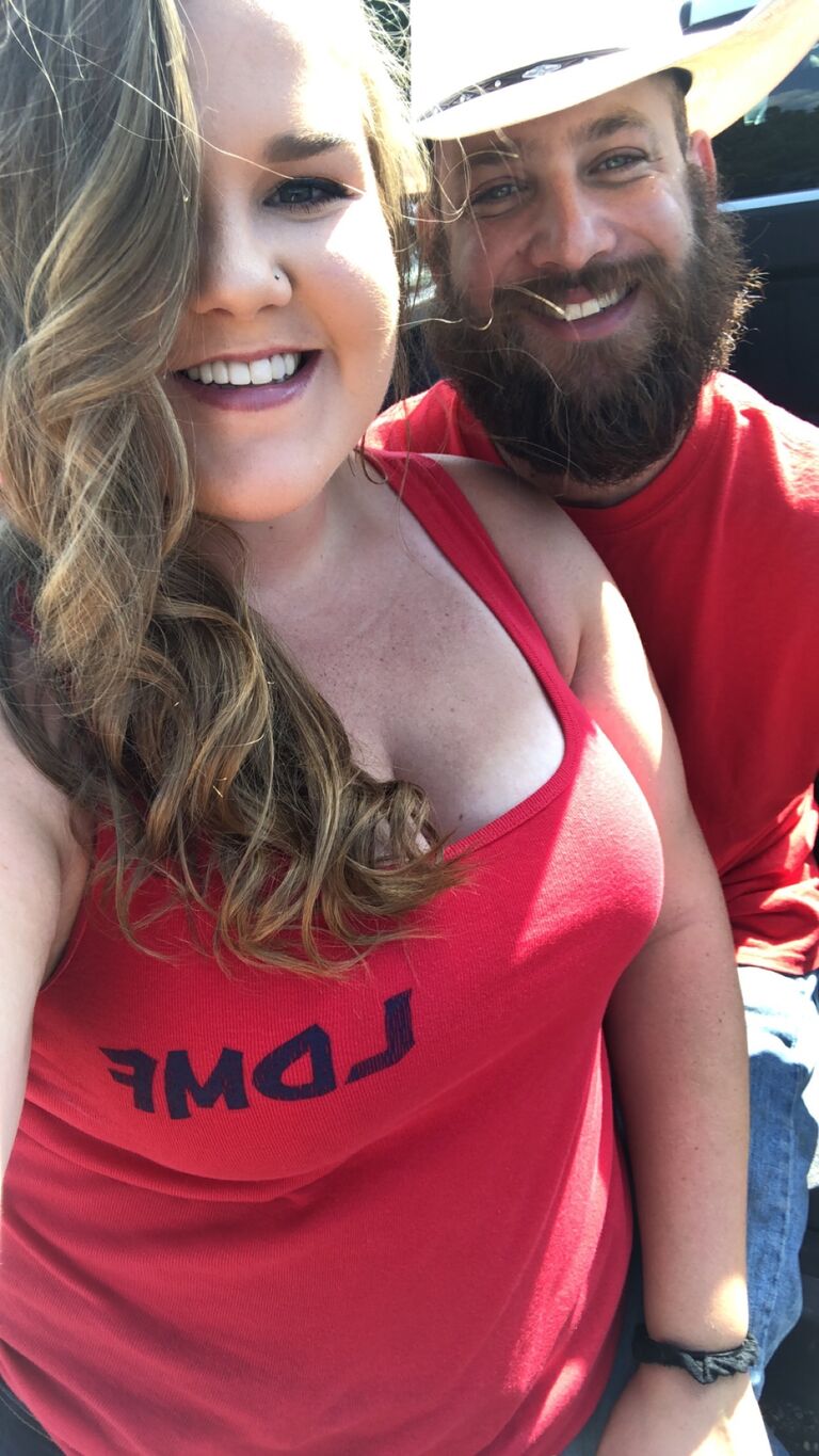We spent the summer together before Brittany had to go back to school.