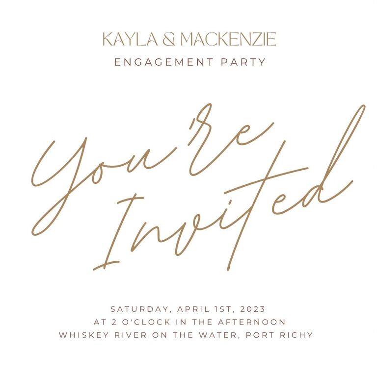 Engagement party
