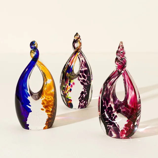 Beautiful glass sculptures