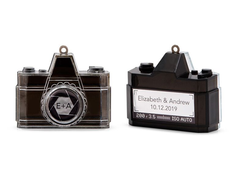 Novelty camera wedding favor