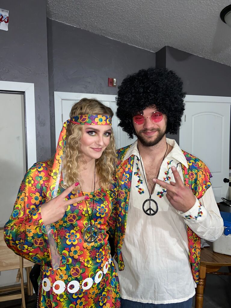 Our 1st Halloween together as Disco people!