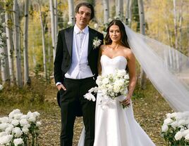 Caelynn Miller-Keyes and Dean Unglert wedding portrait