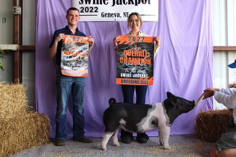 Backdrop of the Geneva jackpot.