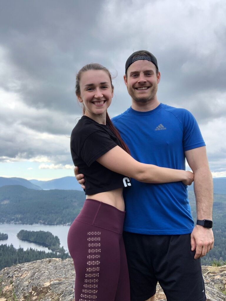 1st Anniversary - Cat surprised Nick with a new apple watch so obviously they went on a hike to try them out