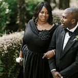 Groom and mother of the groom having a private moment before the ceremony.