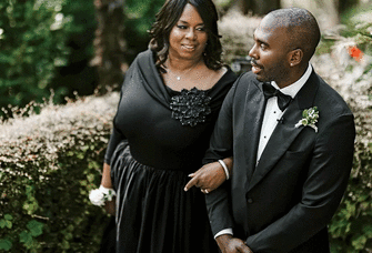 Groom and mother of the groom having a private moment before the ceremony.