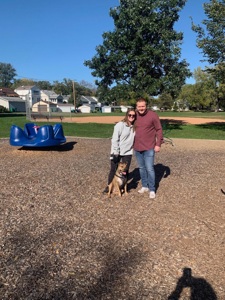 In October of 2021 Allie bought a townhouse. They spent weekends exploring the new neighborhood in St. Louis Park. 