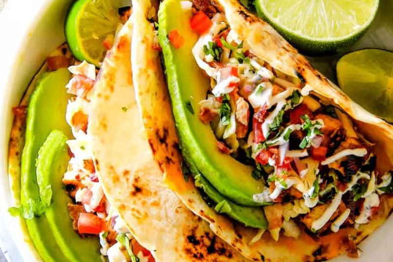 How to host a Dia de Los Muertos party - honey chipotle chicken tacos