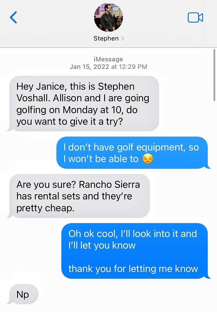 First Text