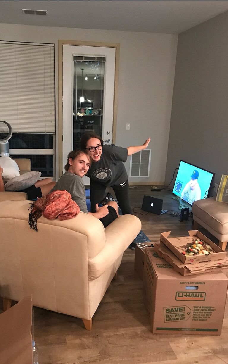 Paul and I moved in to our first apartment together in Madison