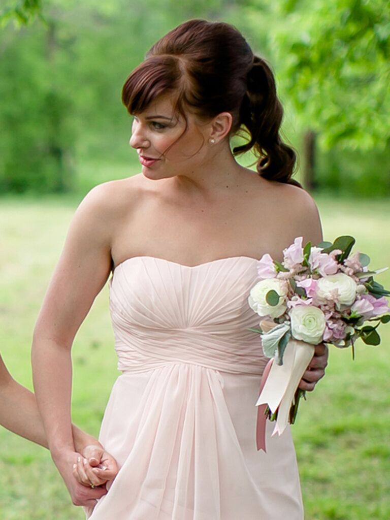 15 Best Wedding Hairstyles For A Strapless Dress