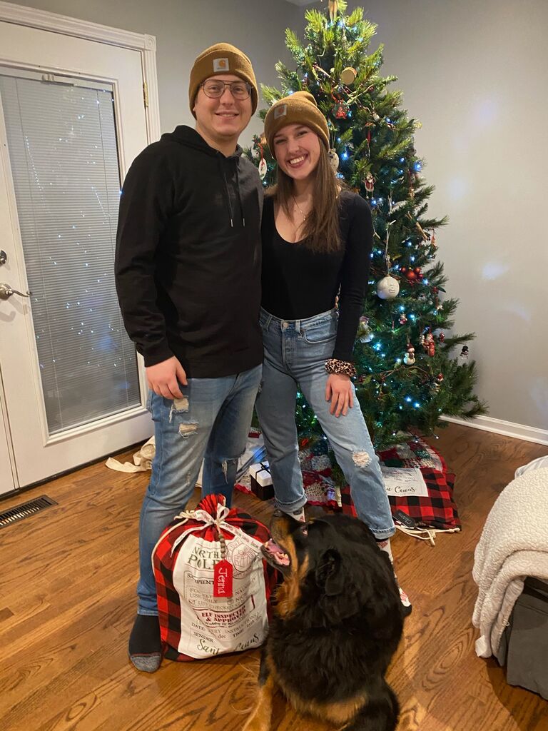 Nic's family waited until we were in the same state to spend our 3rd Christmas together