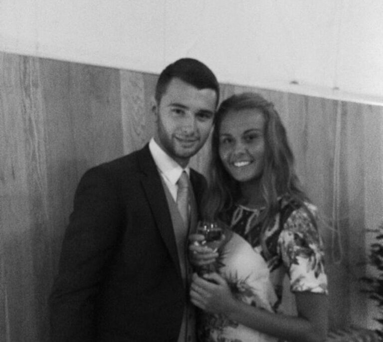 Here's the day Jamie asked Meg to be his girlfriend, at his Auntie's wedding. Two minutes later a guest asks "how long have you been together then?" we just looked at each other and laughed. 