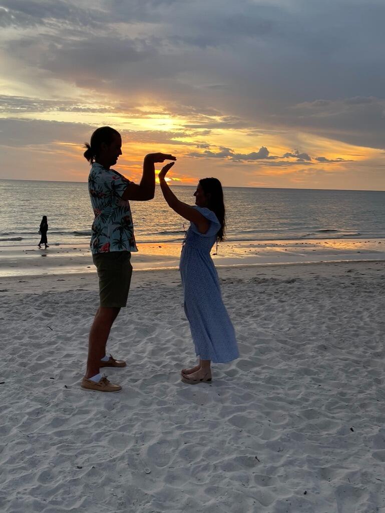 For our 3-ish year anniversary, we went Florida. When this photo was originally posted, our friends thought we were engaged...just give us a few more years, okay?