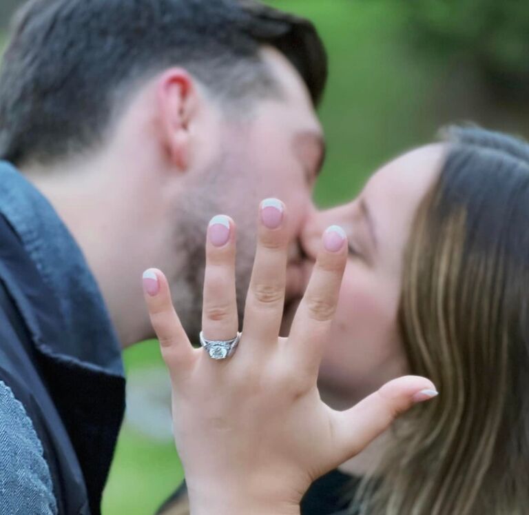After 5 and a half years together, Sean popped the question.... 
