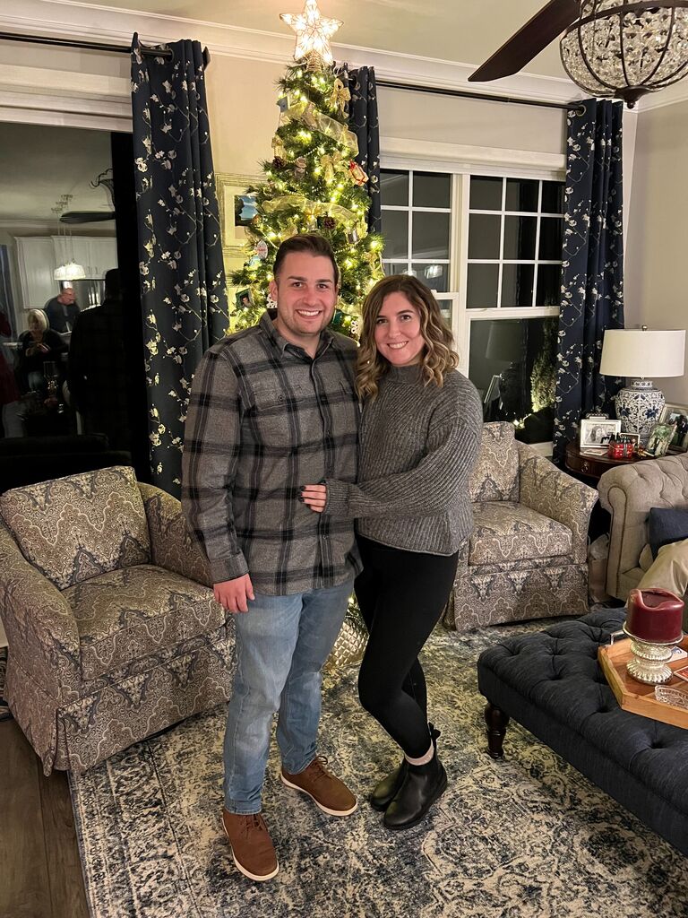 Kyle and Leanne celebrated their first Christmas!