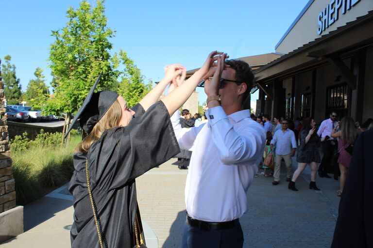 Kiley graduated high school!
