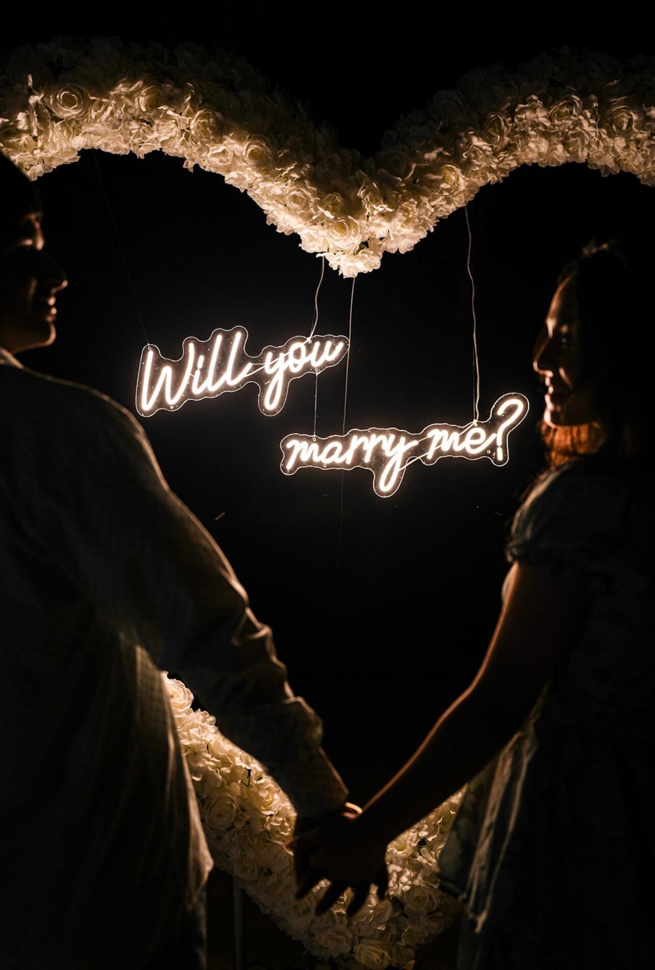 On our two year anniversary we got engaged!