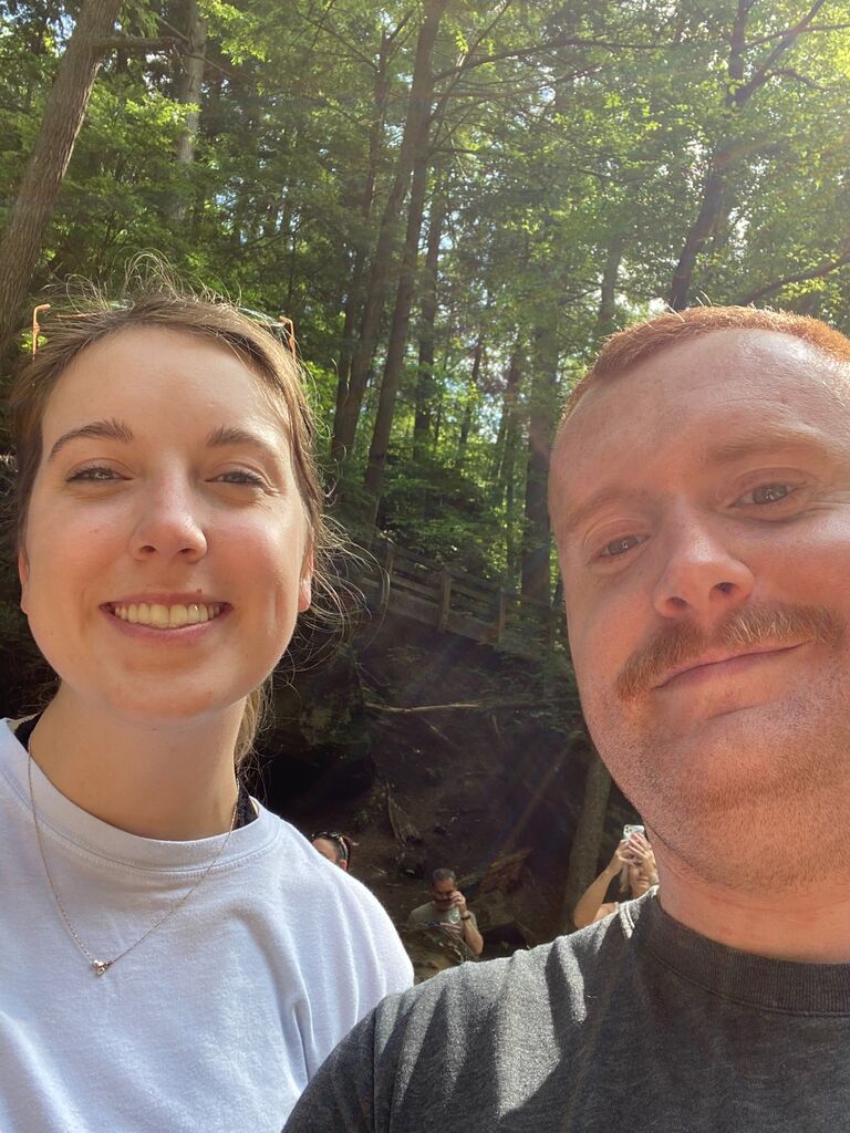 Our first trip to Ohio and to Hocking Hills (it was super hot) 