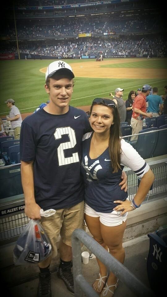 Celebrated 4 years together at Yankee Stadium with their first trip together