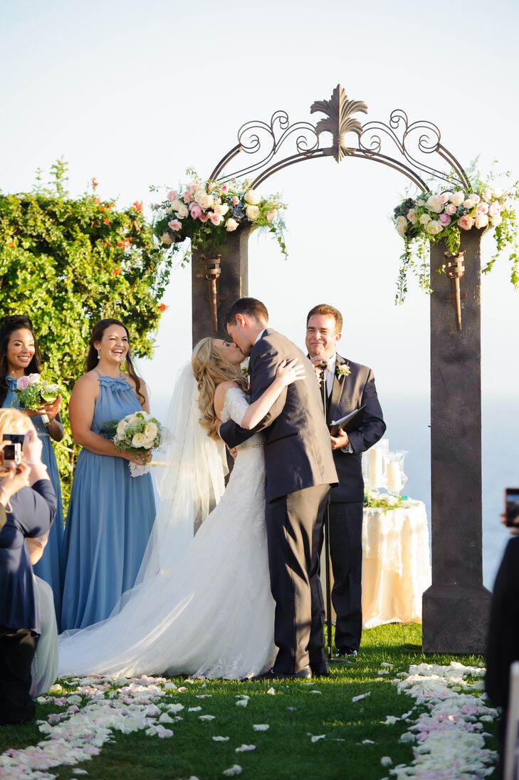 Iron And Stone Wedding Arch