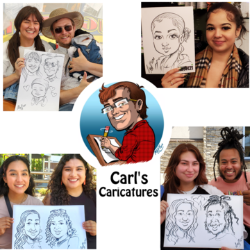 Carl's Caricatures - Caricaturist - Seattle, WA - Hero Main