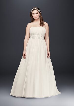 David's Bridal David's Bridal Style 9V9743 A-Line Wedding Dress