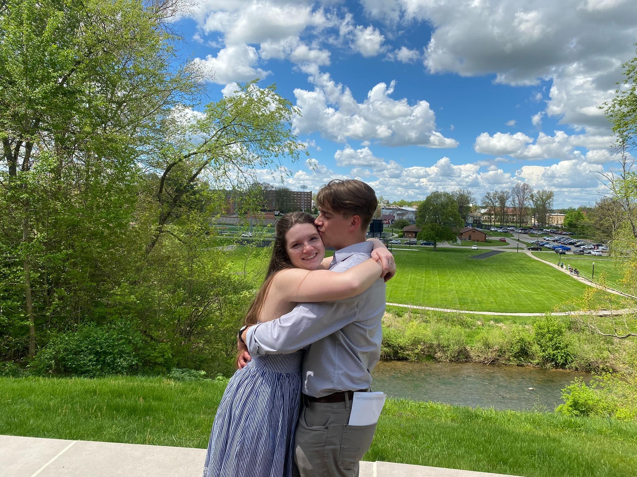 Grove City College overlook.
