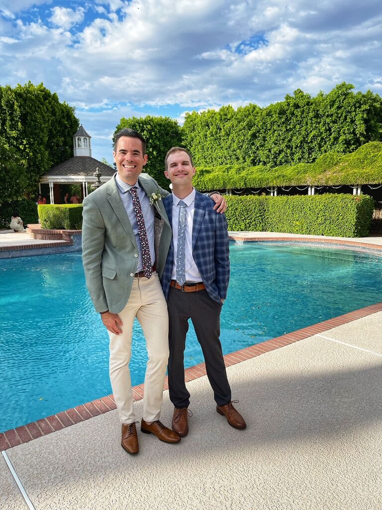 Celebrated the wedding of Michael's sister Melanie & Spencer. Andrew's First time seeing all the Berry's & McBride's together-  YIKES. 