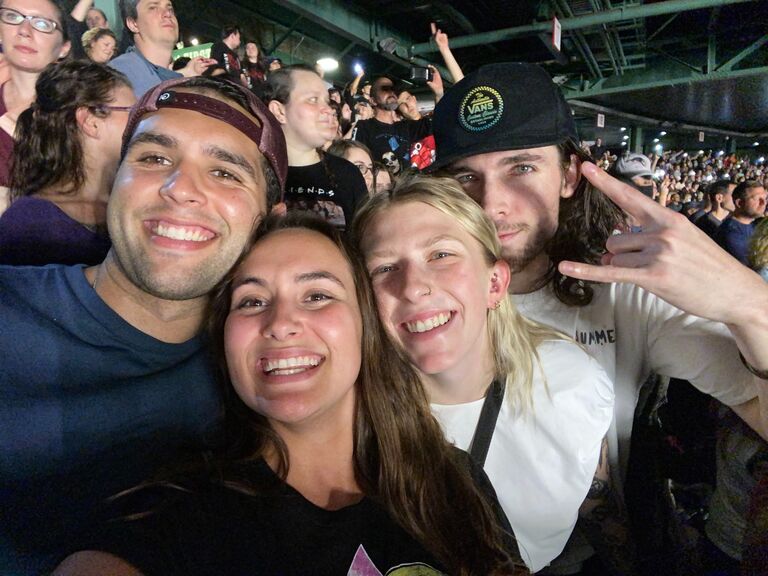 Our first post-Pandemic concert together, Green Day and Weezer at Fenway Park 