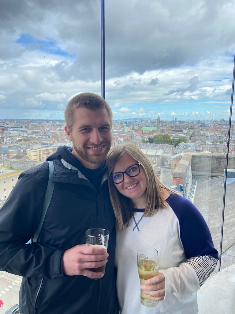 First International Trip -  One of our favorite memories is our trip to Ireland. 💚