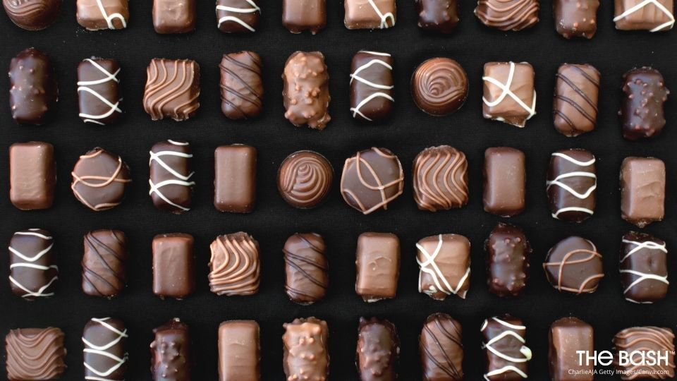 Valentine's Day Box of Chocolates Zoom Background