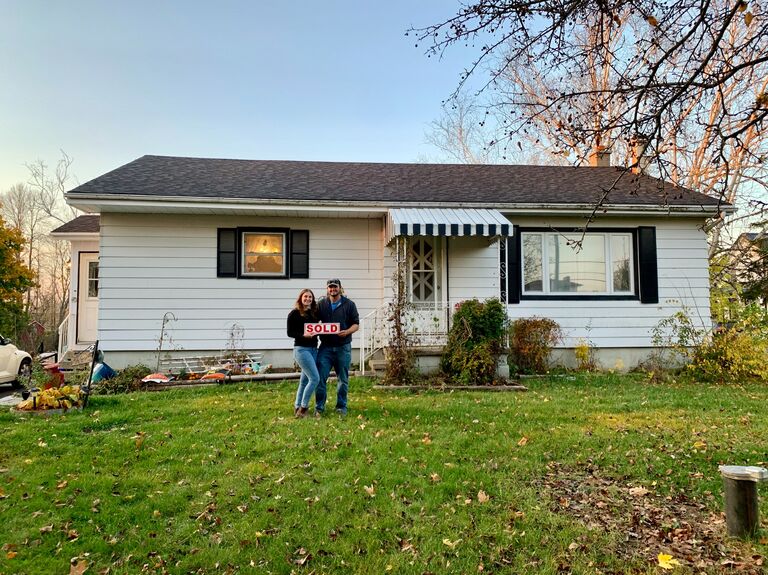 we moved into our first home!