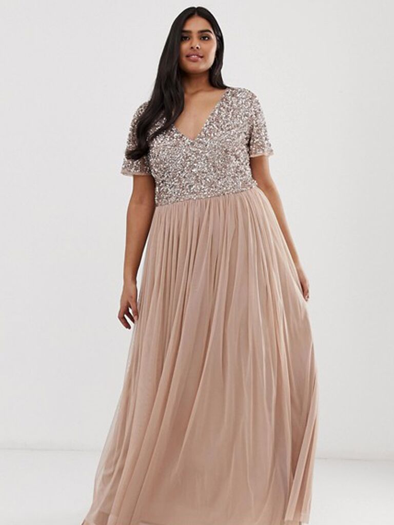 bridesmaid dresses for big arms