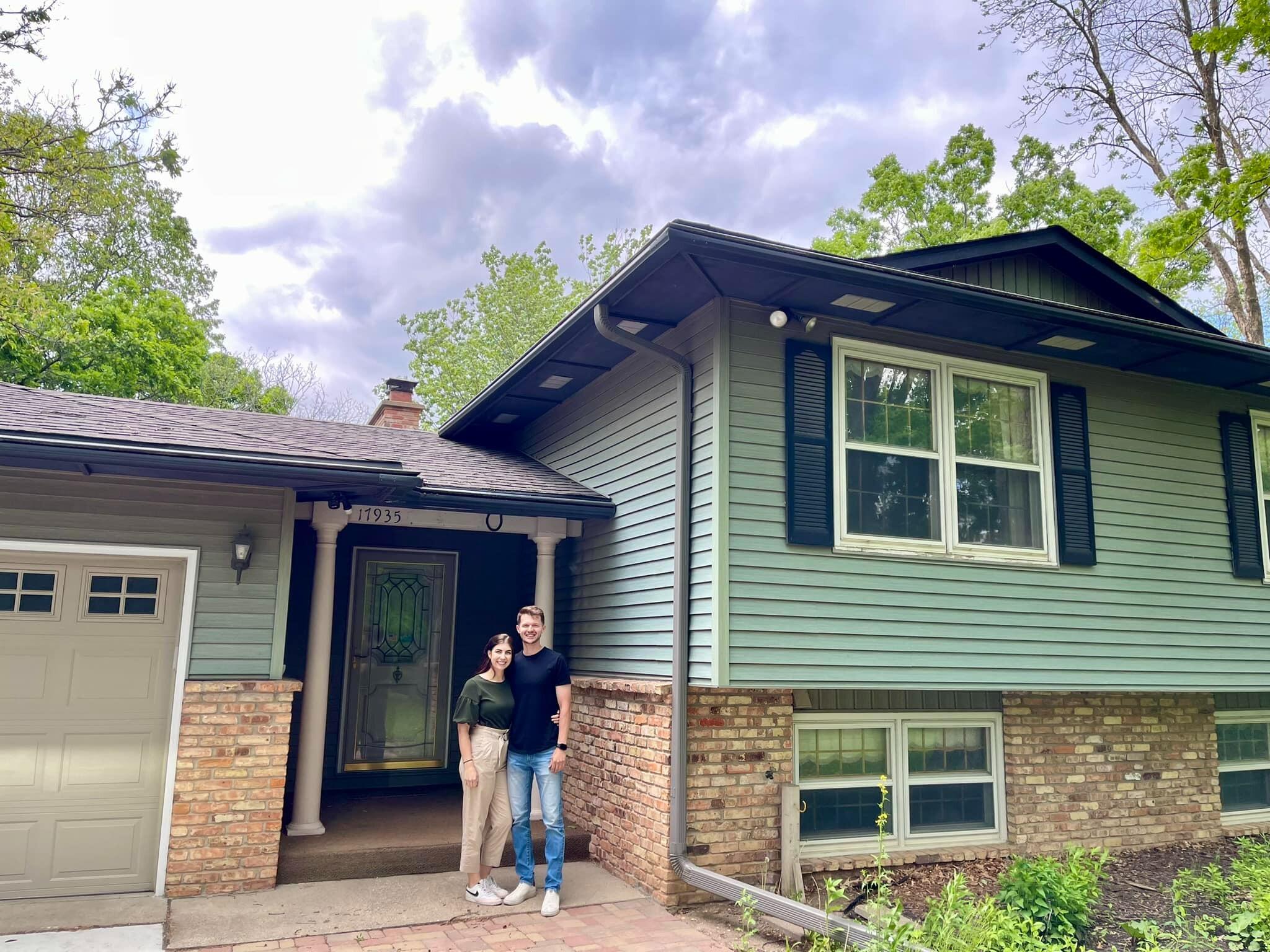We moved into our dream house in Lakeville, Minnesota.