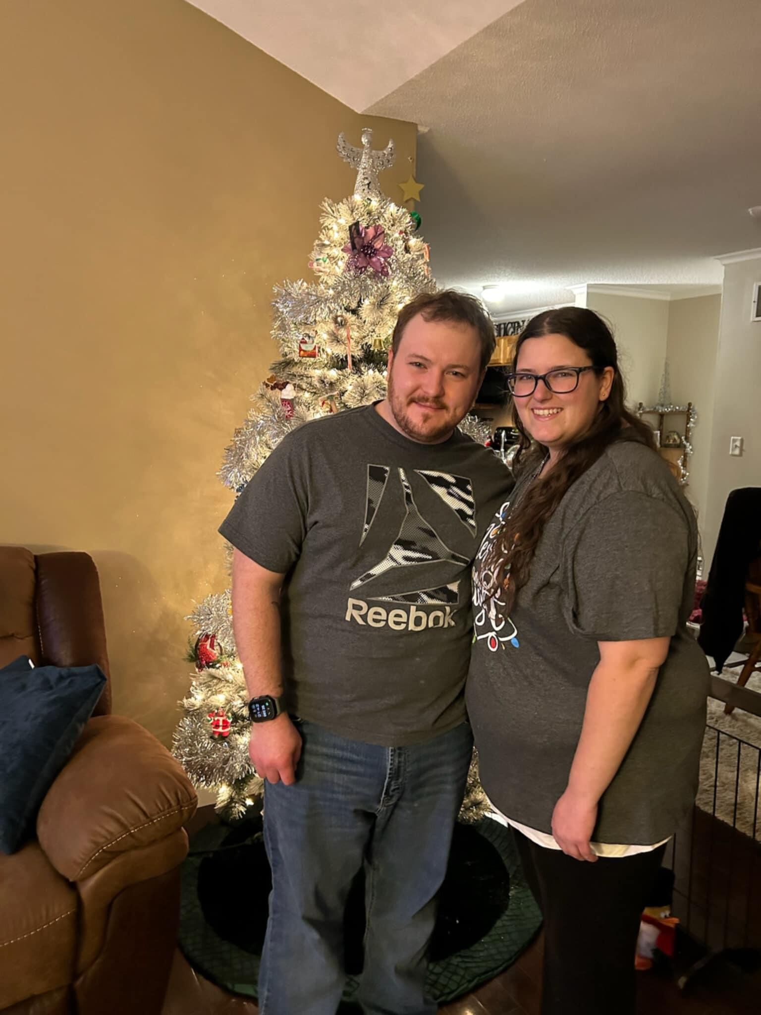 We jump ahead to Christmas Eve. The two watched Christmas movies, ate Chinese (because it was the only thing opened), and last but not least made their relationship official.  