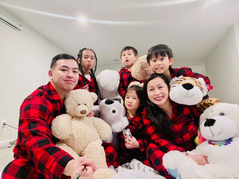 First Christmas as a family.