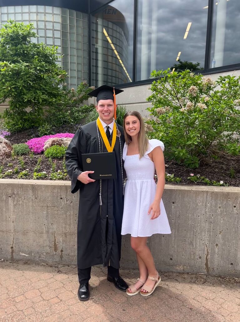 Caleb graduated from the University of Iowa with his BSE in Mechanical Engineering and a minor in Business Administration. He then started his sales engineering job in June 2022- present. 