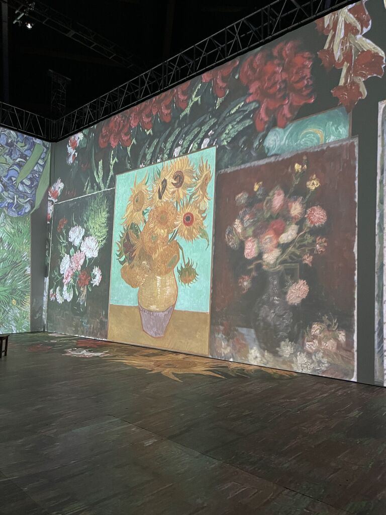 First Date- Van Gogh Exhibit & dinner