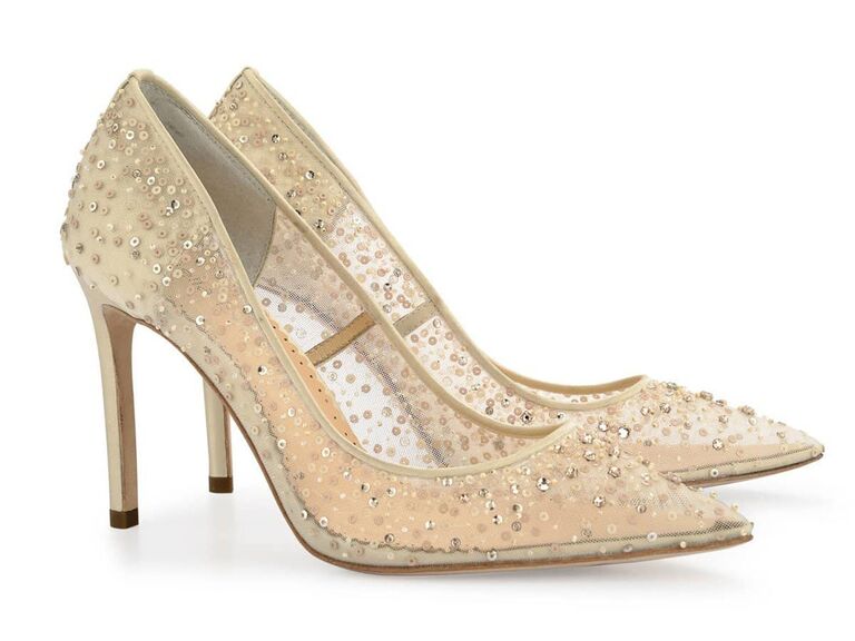 Nude discount sparkly sandals