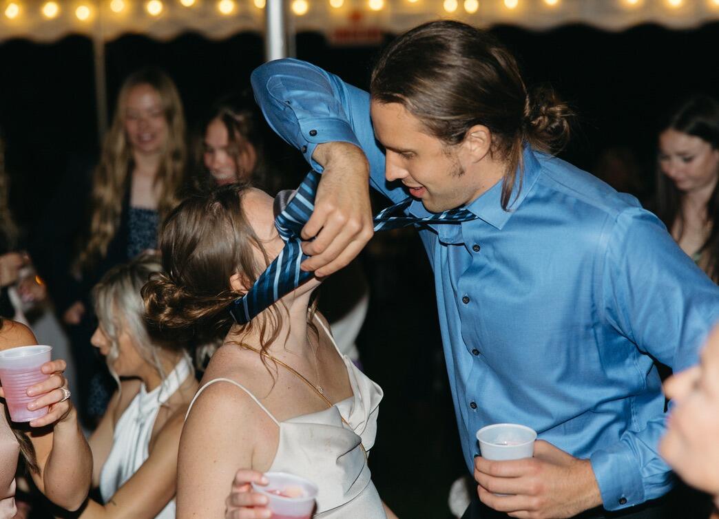 One of many weddings we have attended over the years...& Exibit A why Spencer will be in a Bow Tie for our big day :)