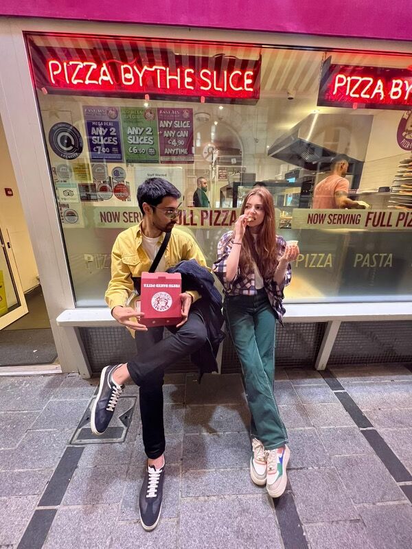 Just friends?...
All love starts with pizza... 🍕