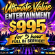 Take your event to the next level, hire DJs. Get started here.