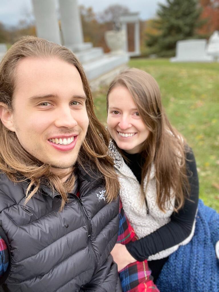 For our 2-ish year anniversary, we enjoyed a romantic picnic in the Cemetery and a trip to the shooting range! 
